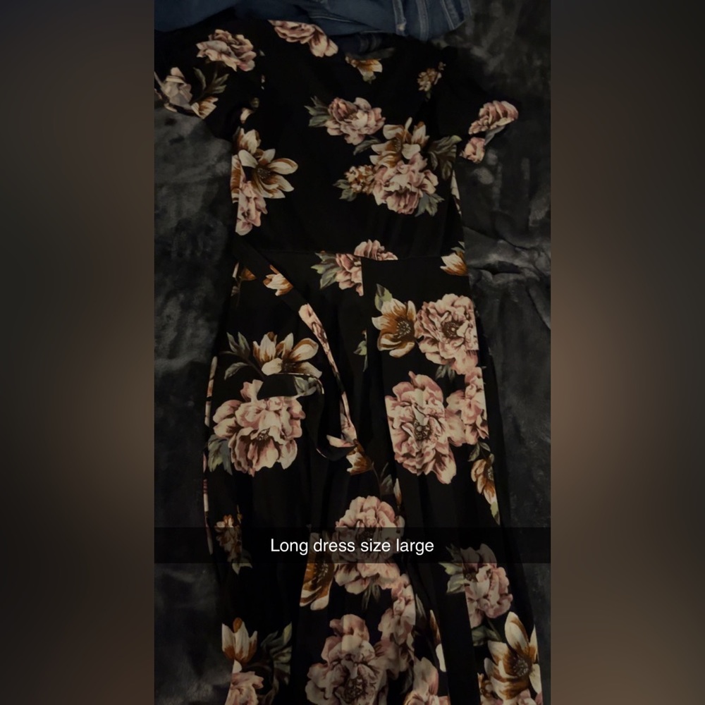 Floral t shirt dress